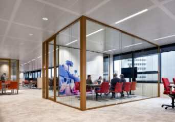 iQ LIBERTY Structural glazen systeemwand dubbel glas