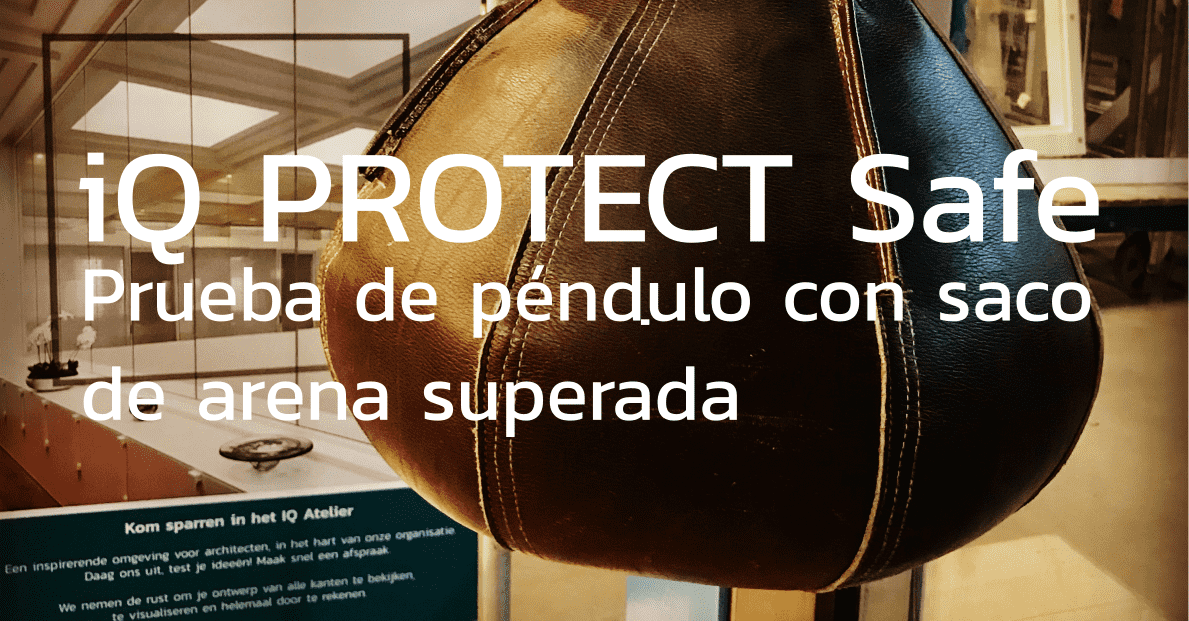 Prueba de péndulo con saco de arena superada