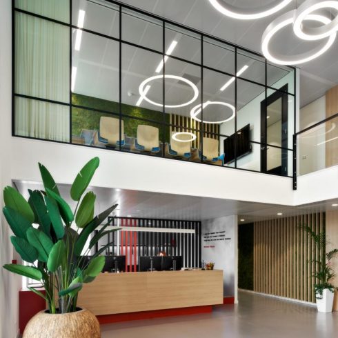 Doorval veilige vide met doorvalveilig glas