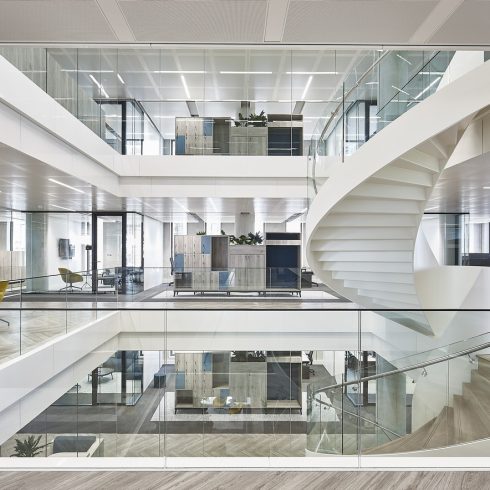 Balustrade van glas